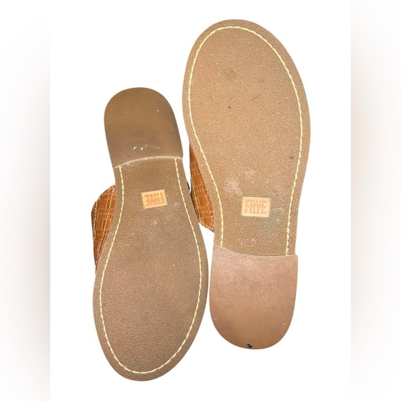 Frye Brown Woven Leather Sandals – Size 7 - Picture 7 of 7